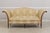 Traditional Southwood Gold Damask Camelback Sofa For Sale - Image 3 of 18