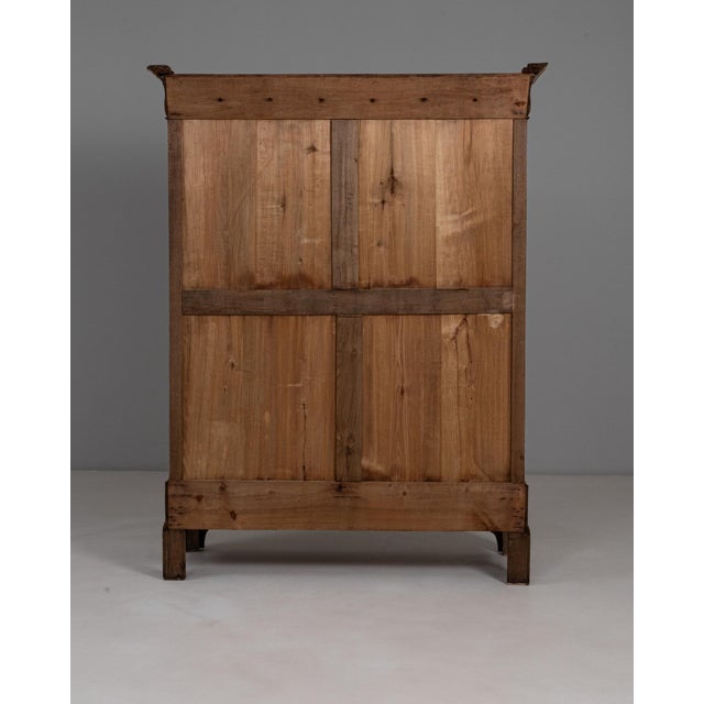 1880s French Provincial Oak Vitrine With Glass Doors For Sale - Image 14 of 18