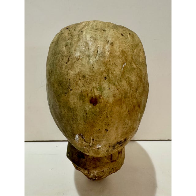 Larry Mohr Patinated Plaster Female Portrait Bust Sculpture Signed From Artist Estate For Sale - Image 9 of 10