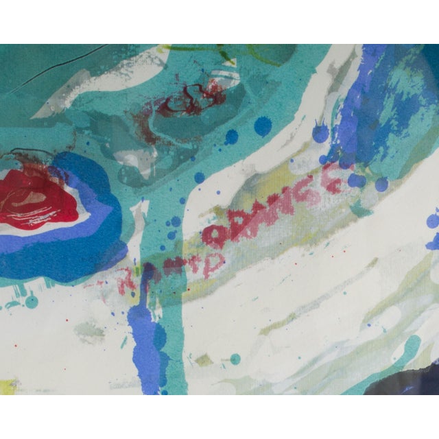 2006 “Oasis” Limited Edition Abstract Serigraph and Digital Print by ...