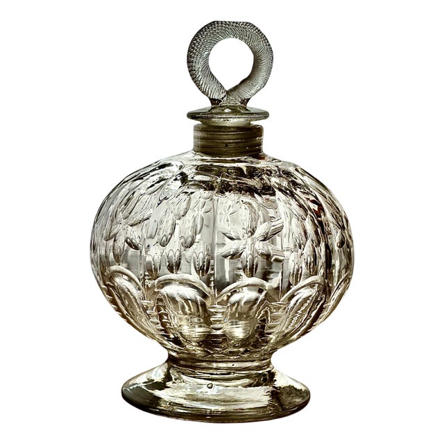 18th-Century Bohemian GermanGlass Decanter, 1750s For Sale