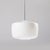 Metal Big Pendant Lamp in White Glass by Valsske Mezirici, Czechoslovakia, 1960s For Sale - Image 7 of 8