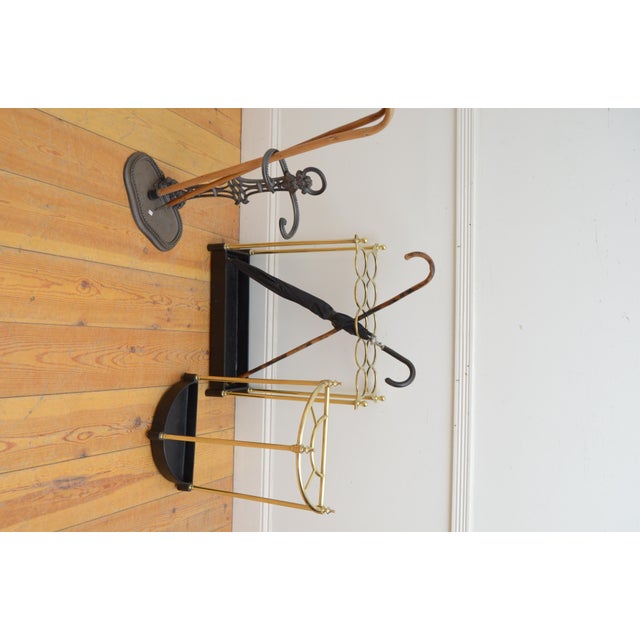 Late 19th Century Victorian Brass Umbrella Stand, 1880s For Sale - Image 5 of 7