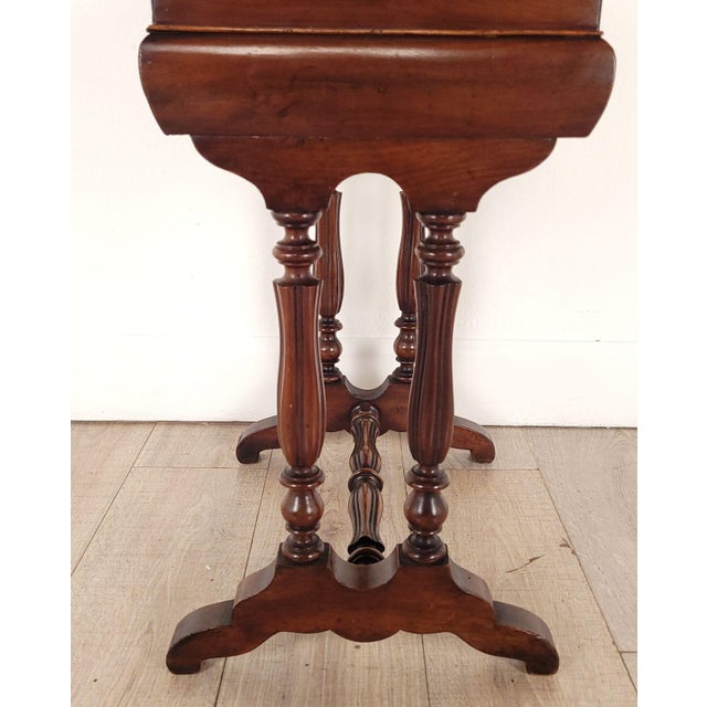 Wood French Work Table, 19th Century For Sale - Image 7 of 12