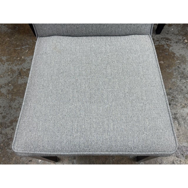 Textile Room & Board Ansel Dining Side Chairs, Set of Four For Sale - Image 7 of 12