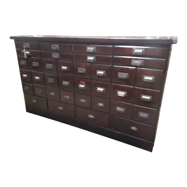 1950s Vintage Shaw Walker Furniture Co Filing Cabinet Chairish