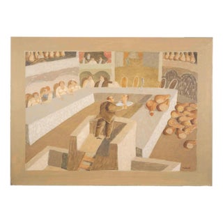 Alberto Gallerati, At the Congress of That Party, 1980s, Oil Painting For Sale