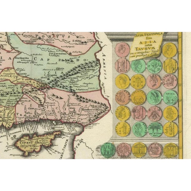 Title: asiae peninsula sive asia intra taurum by christoph weigel, circa 1720 – decorative antique map of cyprus and asia...