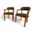 Animal Skin English Captains Chairs, Set of 2 For Sale - Image 7 of 7