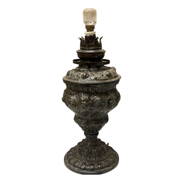 Antique Italian Table Lamp, 1890s For Sale