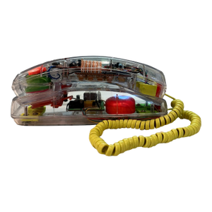 Vintage Conair Clear Phone of the Future Light-Up Y2k Telephone Pop Art