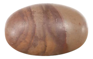 Medium Hindu Two-Toned Stone Shiva Lingam from the Narmada River