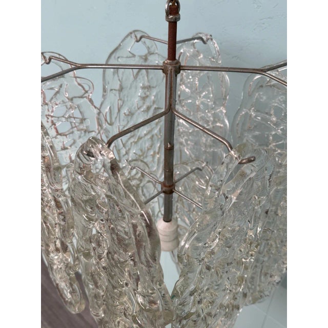 Italian Glass Ragnatela Model Pendant from Mazzega, 1960s For Sale - Image 16 of 18