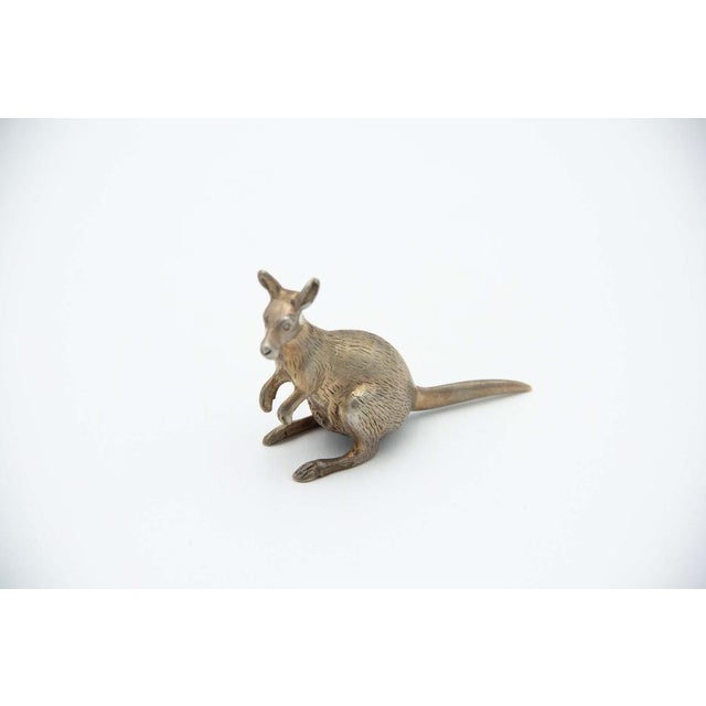 Miniature Silver Kangaroo For Sale - Image 3 of 3