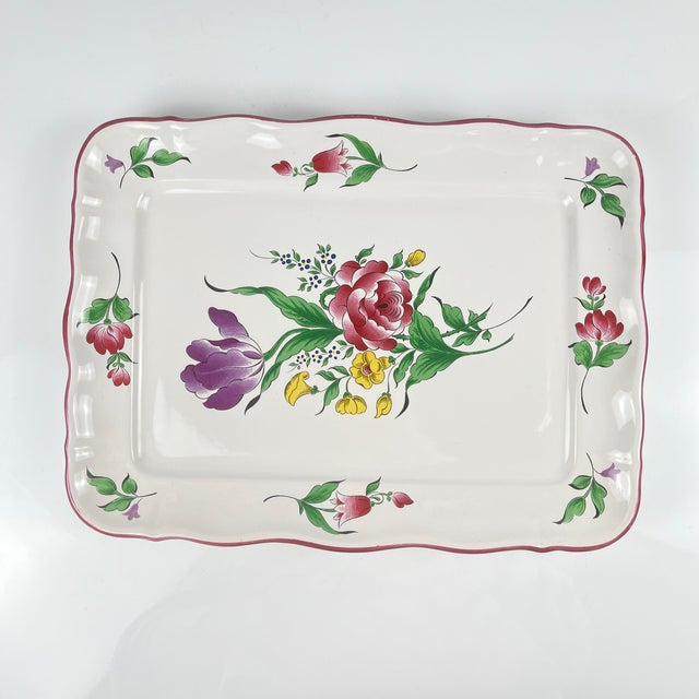 Streetlight Model Rectangular Dish from KG Lunéville, 1950s For Sale - Image 9 of 9