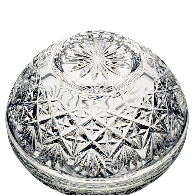 Glass Waterford Hospitality Irish Lead Crystal Party Bowl With Box 5" For Sale - Image 7 of 15