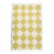 Mustard Yellow and White Diamond Checker Zanafi Flatweave Moroccan Wool Rug (Made-To-Order) 4x6' For Sale