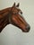 Late 20th C. Signed "Thoroughbred" Horse Hand-Painted Serigraph by Carson For Sale - Image 4 of 11