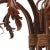 Late 20th Century Italian Eight Arm Chandelier With Bronze Finish For Sale - Image 4 of 9