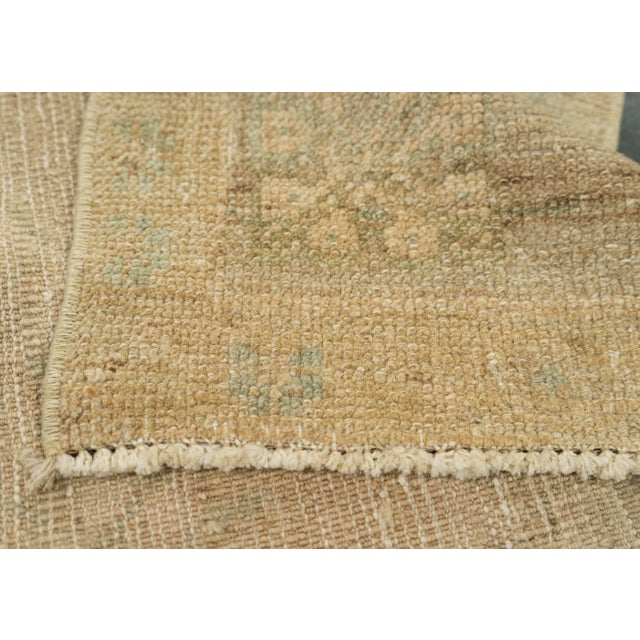Turkish Mini Rug Oriental Hand Knotted Vintage Rug 1'8" x 3'4" #21180 For Sale In Houston - Image 6 of 8