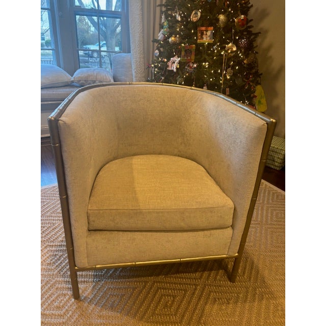 Bernhardt 2 Custom Accent Chairs For Sale - Image 4 of 6