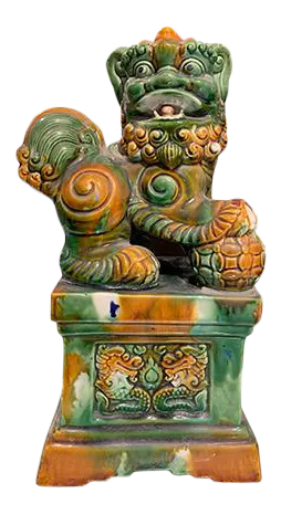 Tang Dynasty Colorful Fu Dog