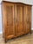Vintage French Louis XVI Style Carved Oak 3-Door Wardrobe For Sale - Image 12 of 12