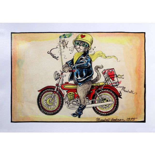 1970s Jessicat, Marshall Goodman Giclee on Canvas, Signed in Plate For Sale - Image 5 of 5