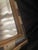 Vintage Checkered Wooden Frame Beveled Glass Mirror For Sale - Image 12 of 12