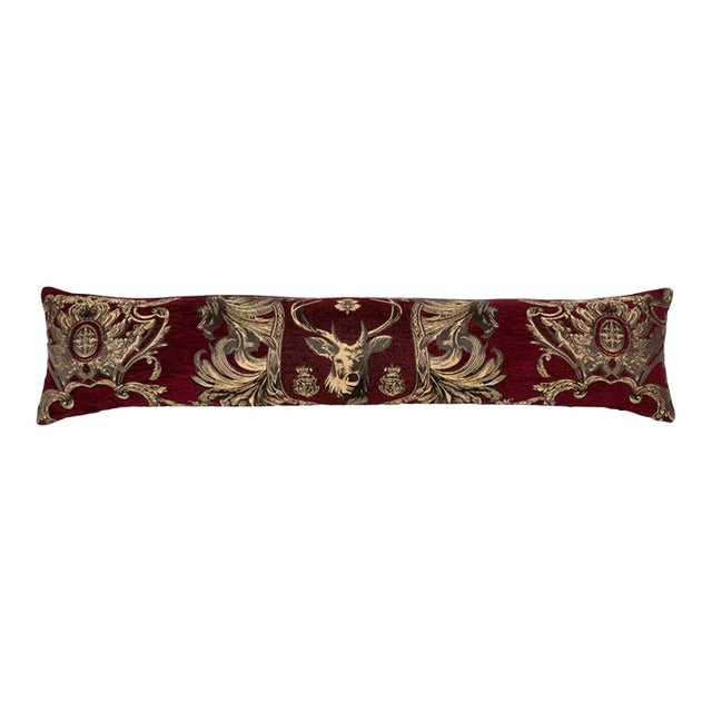 Regal Stag Red Draught Excluder - 90x20 Cm (36"x9") For Sale