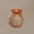 Hand-Thrown Studio Pottery Bud Vase With Warm Terracotta Glaze and Vertical Slip Trailing For Sale In Tulsa - Image 6 of 9