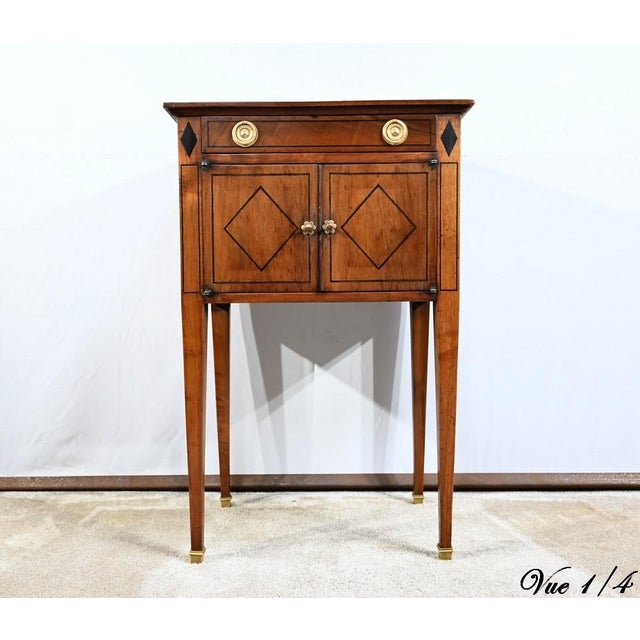 Small 19th Century Louis XVI Walnut Directory For Sale - Image 6 of 18