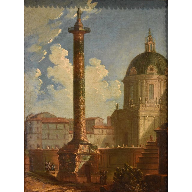 Antonio Joli, Views of Rome Landscape, 1740, Oil on Canvas For Sale - Image 13 of 17