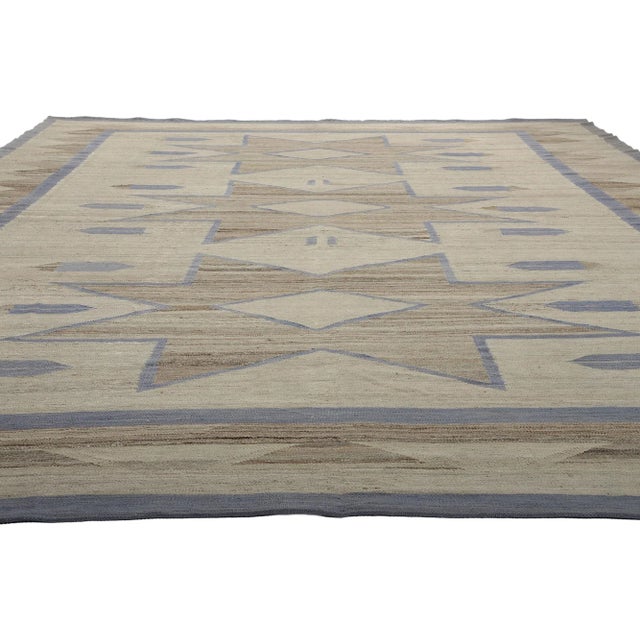 Rustic Southwest Modern Desert Navajo-Style Rug - 09'10 X 13'03 For Sale - Image 3 of 9