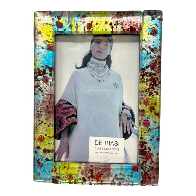 Murano Glass Picture Frame For Sale