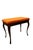 Mahogany Piano Stool in Orange Corduroy with Storage, 1950s For Sale - Image 4 of 10