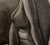 Realism Mid 20th Century French Academic Nude Female Figural Drawing in Charcoal on Paper With Mat For Sale - Image 3 of 3