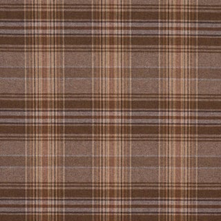 Schumacher Campbell Plaid Fabric In Terra For Sale