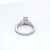 Contemporary 1.52ct Natural Princess-Cut Diamond & Platinum Engagement Ring - Size 6.5 For Sale - Image 3 of 5