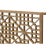 1990s Vintage Restored Oriental Zen Geometric Rustic Raw Wood Wall Panel For Sale - Image 5 of 8