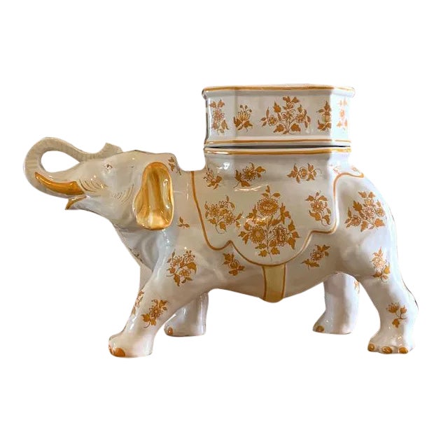 Tiffany & Co French Elephant Jardiniere For Sale