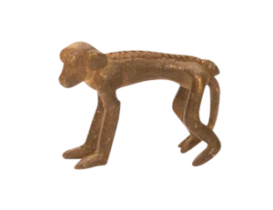 Vintage Bronze Monkey Figure