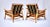 Wood 1960s Attributed Ficks Reed Bamboo Pagoda Rattan Lounge Chairs For Sale - Image 7 of 11