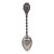 Panama Epns Silver Plated Souvenir Spoon With Enamel Shield Finial Crest 4959b For Sale