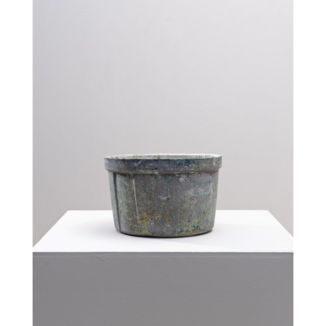 This 1960s French concrete planter showcases the understated beauty of utilitarian design, enriched by decades of natural...