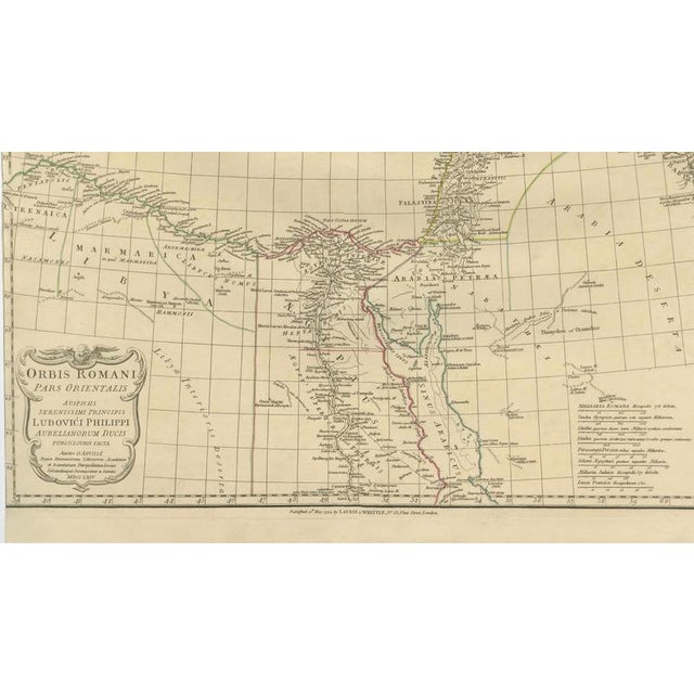 Antique Eastern Roman World Map, 1818 For Sale - Image 4 of 9