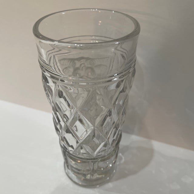 1940s Vintage Glass Vase With Ram’s Head For Sale - Image 5 of 10