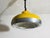 Metal Vintage Space Age Hanging Lamp in Bright Yellow, 1960s For Sale - Image 7 of 18