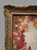 Antique Ornate Gilt Framed Impressionistic Oil Painting on Canvas Landscape Genre Scene Artist signed illegibly in the...