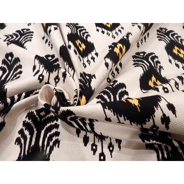 Nate Berkus "El Convento" Mesa Ikat Basketweave Cotton Fabric 2+1/6 Yard Chairish